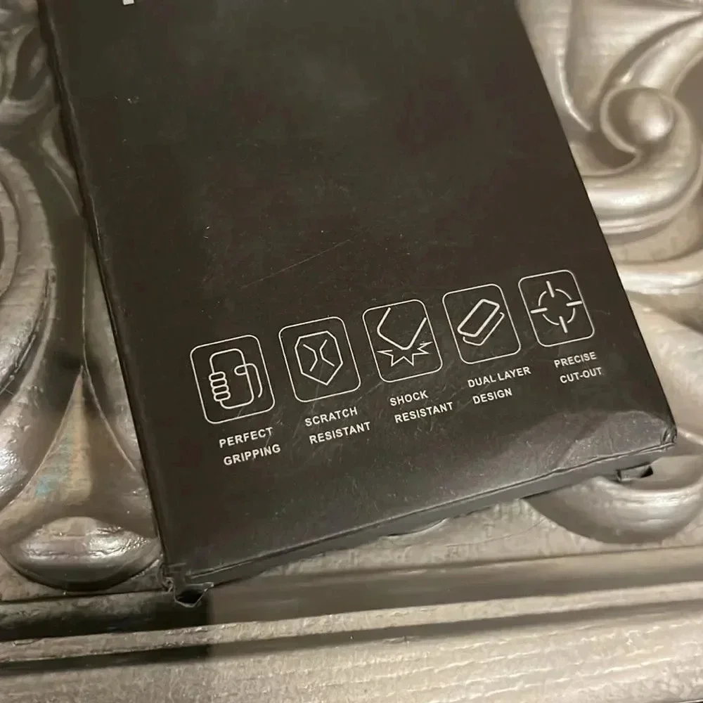 Samsung A32 5G Matte black phone case Non Slip Textured Back - Military …
